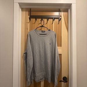 Polo by Ralph Lauren Light Gray Crewneck Sweater